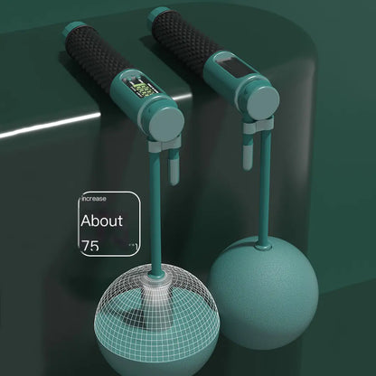 Smart Digital Counting Jump Rope – Wireless Fitness Skipping Rope