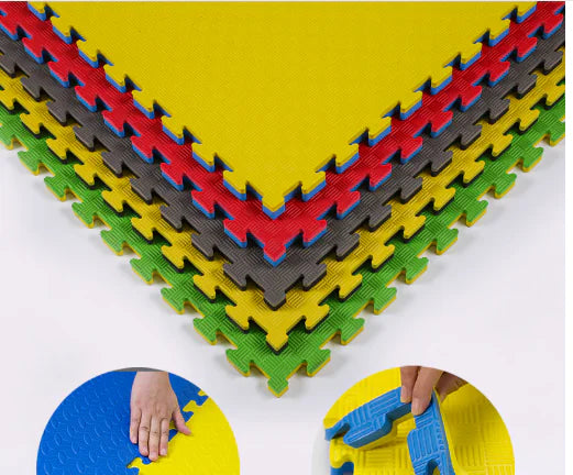 Thick Non-Slip Foam Exercise Mats – Durable & Shock Absorbing