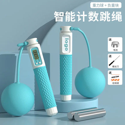 Smart Digital Counting Jump Rope – Wireless Fitness Skipping Rope