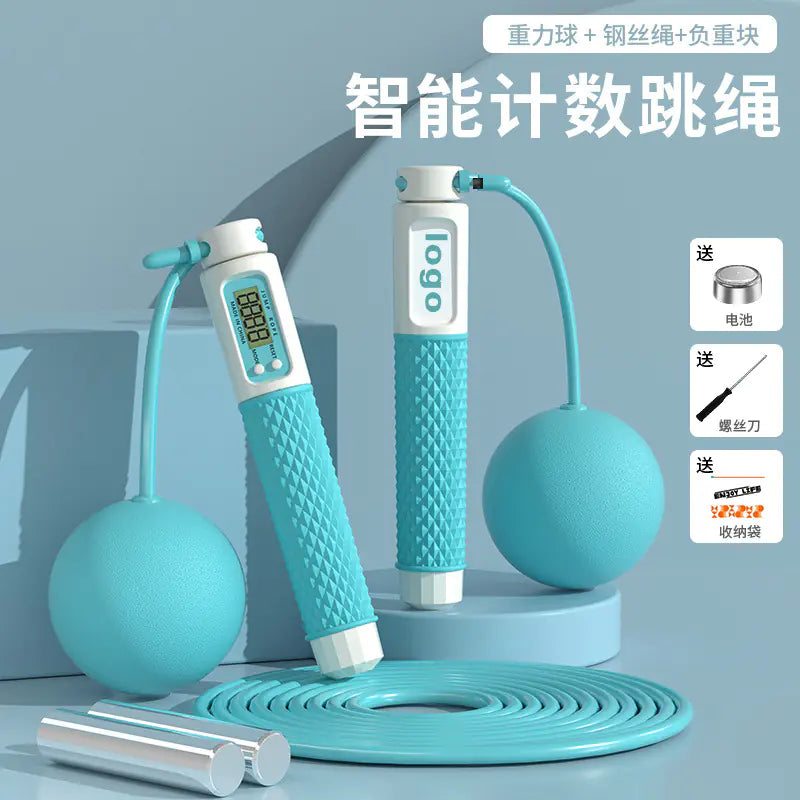 Smart Digital Counting Jump Rope – Wireless Fitness Skipping Rope