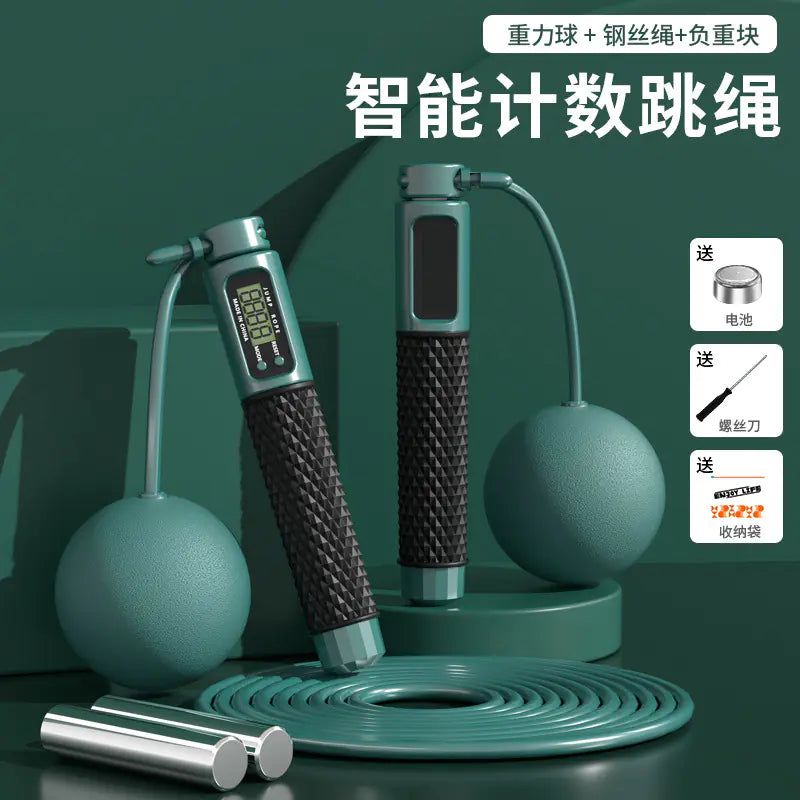 Smart Digital Counting Jump Rope – Wireless Fitness Skipping Rope